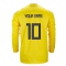2018-2019 Colombia Long Sleeve Home Shirt (Your Name)