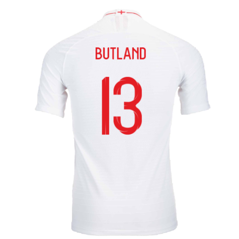 2018-2019 England Authentic Home Shirt (Butland 13)