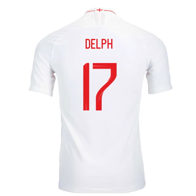 2018-2019 England Authentic Home Shirt (Delph 17)