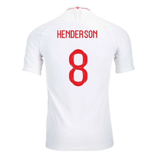2018-2019 England Authentic Home Shirt (Henderson 8)