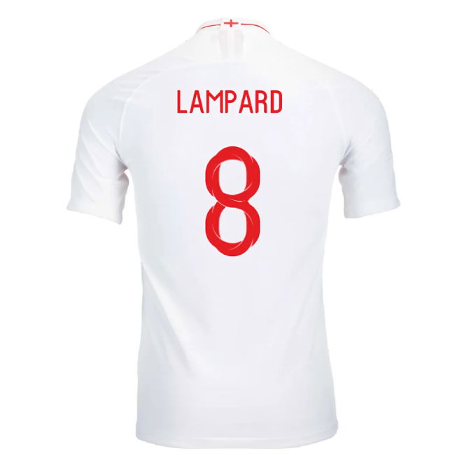 2018-2019 England Authentic Home Shirt (Lampard 8)