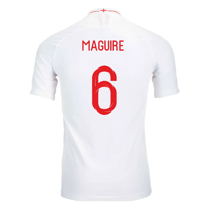 2018-2019 England Authentic Home Shirt (Maguire 6)