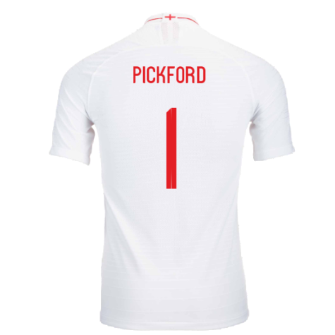 2018-2019 England Authentic Home Shirt (Pickford 1)
