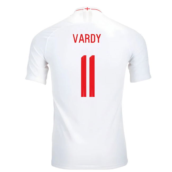 2018-2019 England Authentic Home Shirt (Vardy 11)