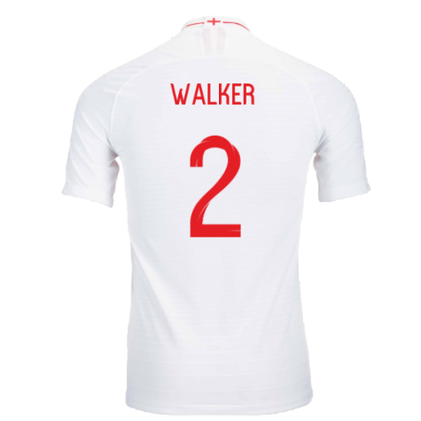2018-2019 England Authentic Home Shirt (Walker 2)