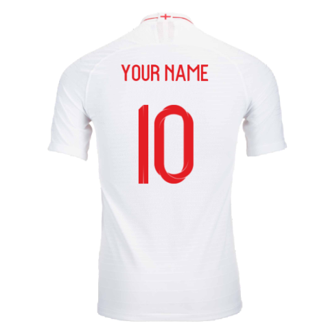 2018-2019 England Authentic Home Shirt (Your Name)
