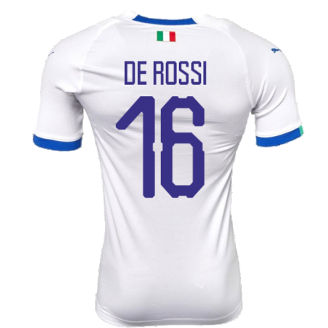2018-2019 Italy Away evoKIT Away Shirt (De Rossi 16)