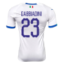 2018-2019 Italy Away evoKIT Away Shirt (Gabbiadini 23)