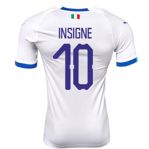 2018-2019 Italy Away evoKIT Away Shirt (Insigne 10)