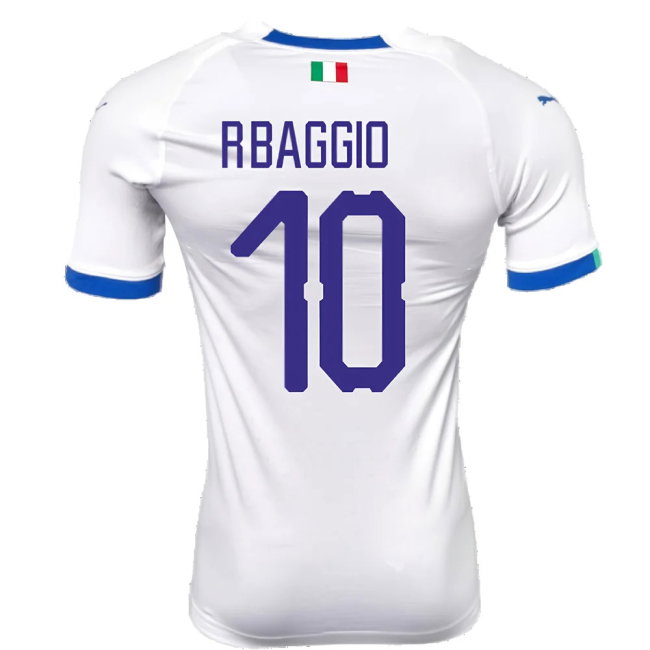 2018-2019 Italy Away evoKIT Away Shirt (R.Baggio 10)