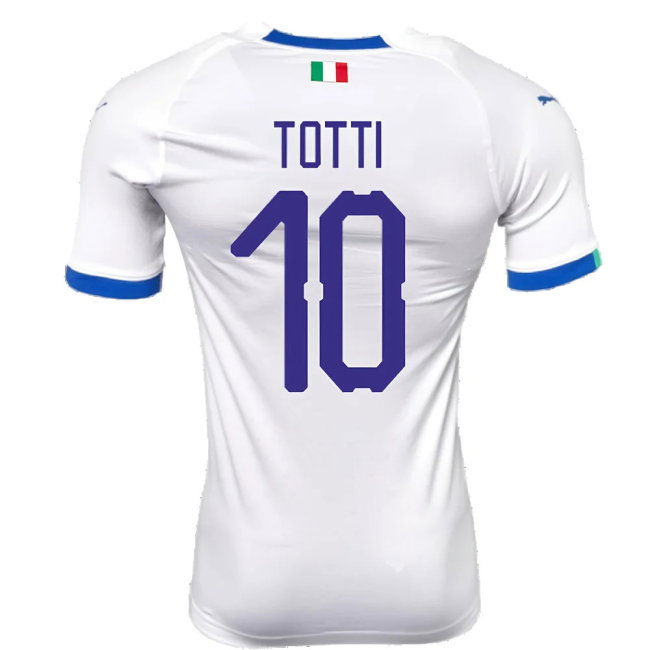 2018-2019 Italy Away evoKIT Away Shirt (Totti 10)
