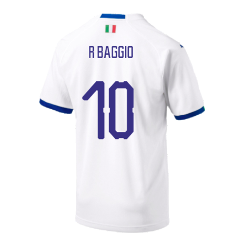2018-2019 Italy Away Shirt (R Baggio 10)