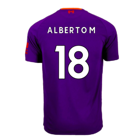 2018-2019 Liverpool Away Shirt (Kids) (Alberto M 18)