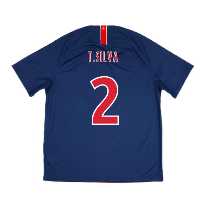 2018-2019 PSG Home Shirt (no sponsor) (T.Silva 2)
