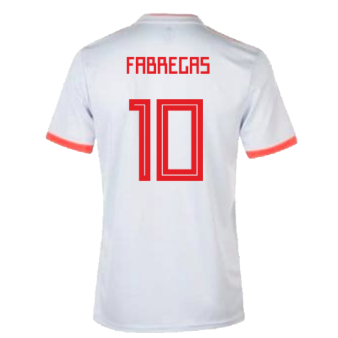 2018-2019 Spain Away Shirt (Fabregas 10)