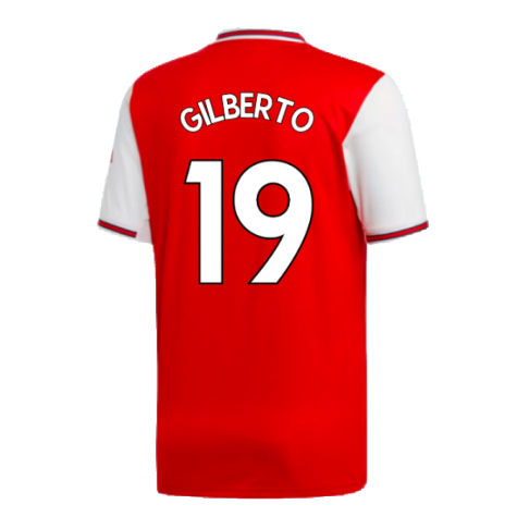 2019-2020 Arsenal Home Shirt (GILBERTO 19)