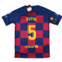2019-2020 Barcelona CL Home Shirt (Kids) (PUYOL 5)