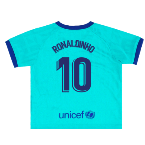2019-2020 Barcelona Third Kit (Infants) (RONALDINHO 10)