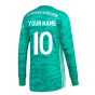 2019-2020 Bayern Munich Home Goalkeeper Shirt (Green) (Your Name)