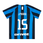 2019-2020 Inter Milan Little Boys Home Kit (J Mario 15)