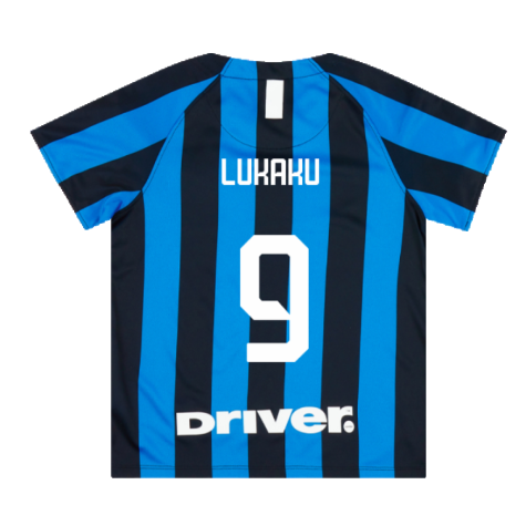 2019-2020 Inter Milan Little Boys Home Kit (Lukaku 9)