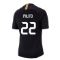 2019-2020 Inter Milan Training Shirt (Black) (Milito 22)