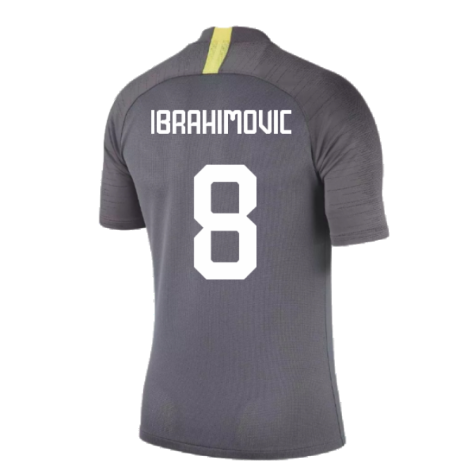 2019-2020 Inter Milan Training Shirt (Dark Grey) (Ibrahimovic 8)