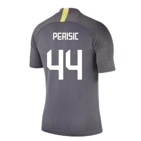 2019-2020 Inter Milan Training Shirt (Dark Grey) (Perisic 44)