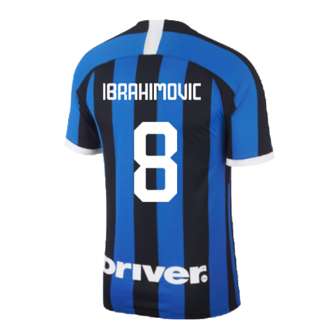 2019-2020 Inter Milan Vapor Home Shirt (Ibrahimovic 8)