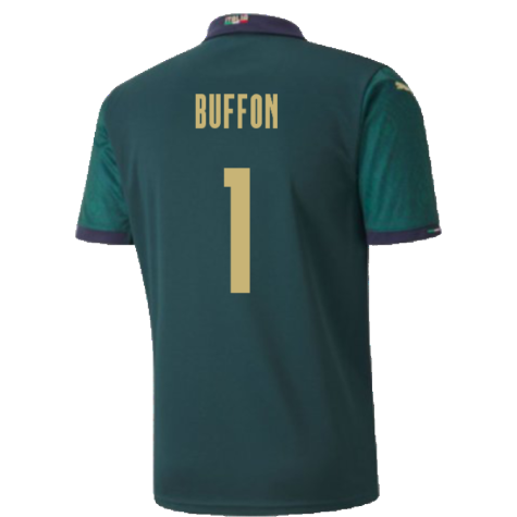 2019-2020 Italy Player Issue Renaissance Third Shirt (BUFFON 1)