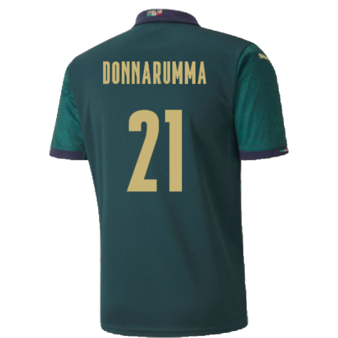 2019-2020 Italy Player Issue Renaissance Third Shirt (DONNARUMMA 21)