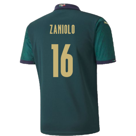 2019-2020 Italy Player Issue Renaissance Third Shirt (ZANIOLO 16)