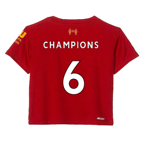 2019-2020 Liverpool Home Baby Kit (Champions 6)