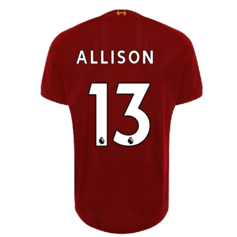 2019-2020 Liverpool Home European Shirt (Allison 13)