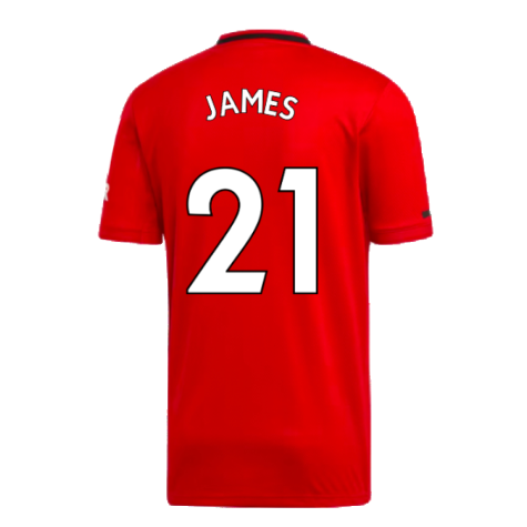 2019-2020 Man Utd Home Shirt (James 21)
