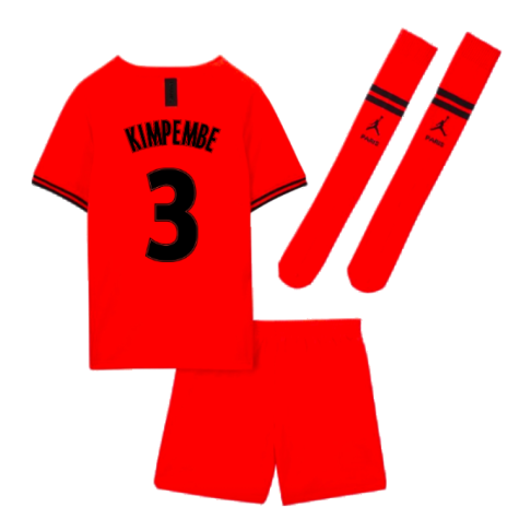 2019-2020 PSG Little Boys Away Kit (KIMPEMBE 3)
