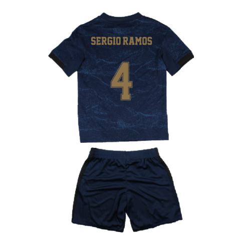 2019-2020 Real Madrid Away Mini Kit (SERGIO RAMOS 4)