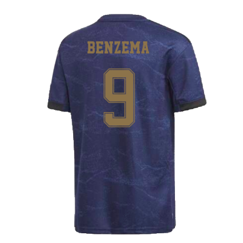 2019-2020 Real Madrid Away Youth Kit (Night Indigo) (BENZEMA 9)