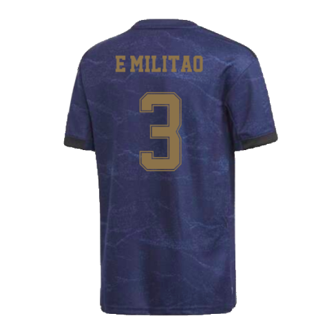 2019-2020 Real Madrid Away Youth Kit (Night Indigo) (E Militao 3)