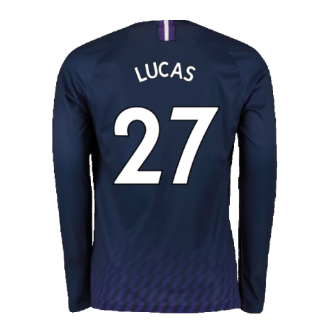 2019-2020 Tottenham Long Sleeve Away Shirt (LUCAS 27)