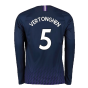 2019-2020 Tottenham Long Sleeve Away Shirt (VERTONGHEN 5)