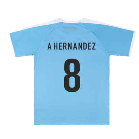 2019-2020 Uruguay Home Jersey (A Hernandez 8)