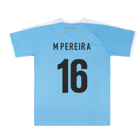 2019-2020 Uruguay Home Jersey (M Pereira 16)