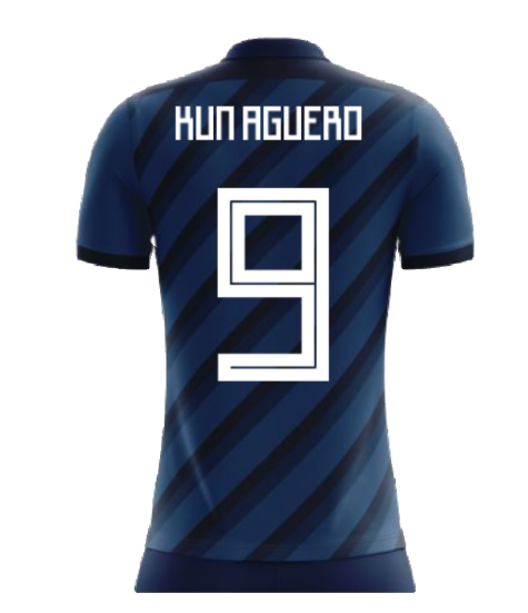2025-2026 Argentina Concept Shirt (Kun Aguero 9) - Kids