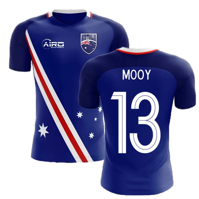 2025-2026 Australia Flag Away Concept Football Shirt (Mooy 13)