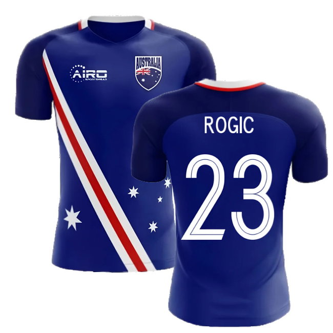 2025-2026 Australia Flag Away Concept Football Shirt (Rogic 23)