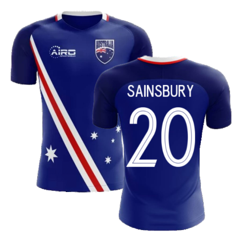2023-2024 Australia Flag Away Concept Football Shirt (Sainsbury 20)