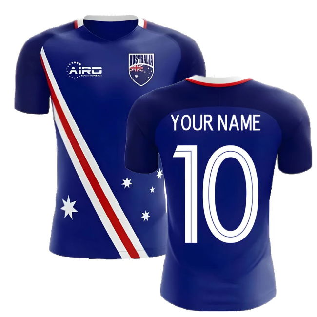 2025-2026 Australia Flag Away Concept Football Shirt (Your Name)