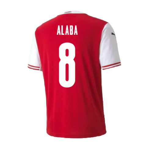 2020-2021 Austria Home Puma Football Shirt (ALABA 8)