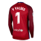 2020-2021 Barcelona Away Goalkeeper Shirt (Red) (V VALDES 1)